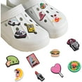 thumbnail image 3 of 30PCS Cute Shoe Charms for Crocs, Different Shape PVC Cartoon Shoes Decorations, Girls Decorations Accessories for Kids , Party Gifts，Random Pattern, 3 of 5
