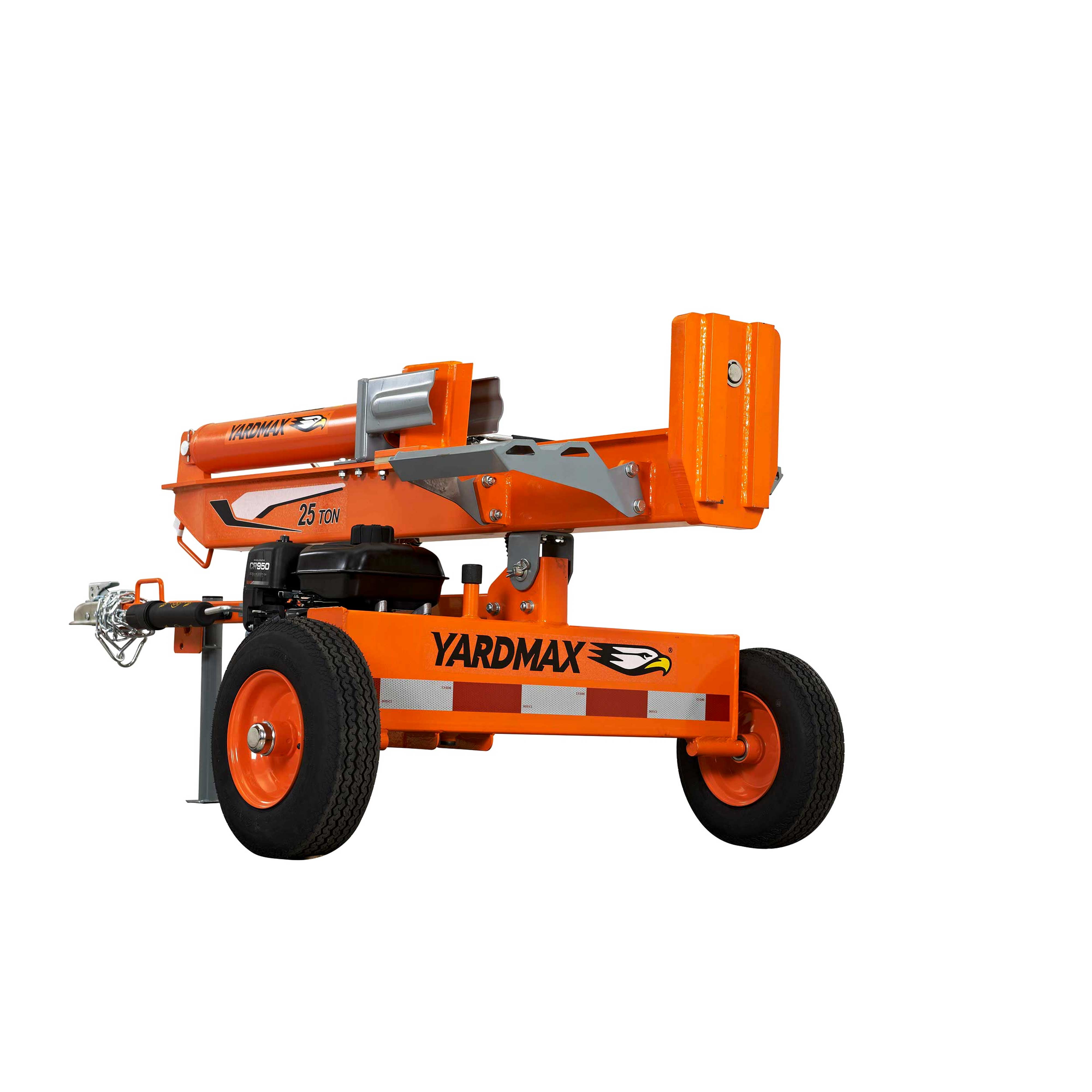 YARDMAX YU2566 25 Ton Gas Powered Log Splitter Briggs CR950 6.5hp 208cc