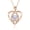 B, variant on Fashionable Alloy Necklace with Unique Zodiacs Birth Stone Charm Handmade Neckchain Accessory Stylish Date Night Jewelry