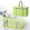 Green, variant on Insulated Picnic Cooler Bag - 14L Reusable Thermal Tote with Zippered Top - Keeps Food Hot/Cold for Beach, Outdoor & Food Delivery