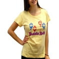 thumbnail image 3 of Tootsie Roll Pop Juniors Short Sleeve T-Shirt Tee Top Candy Color T-Shirts (Size Small, Yellow), 3 of 3