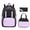 Black&purple-3pcs Set, variant on Ideal Daily Cute Large Capacity Backpack for Teen Kawaii Bookbag