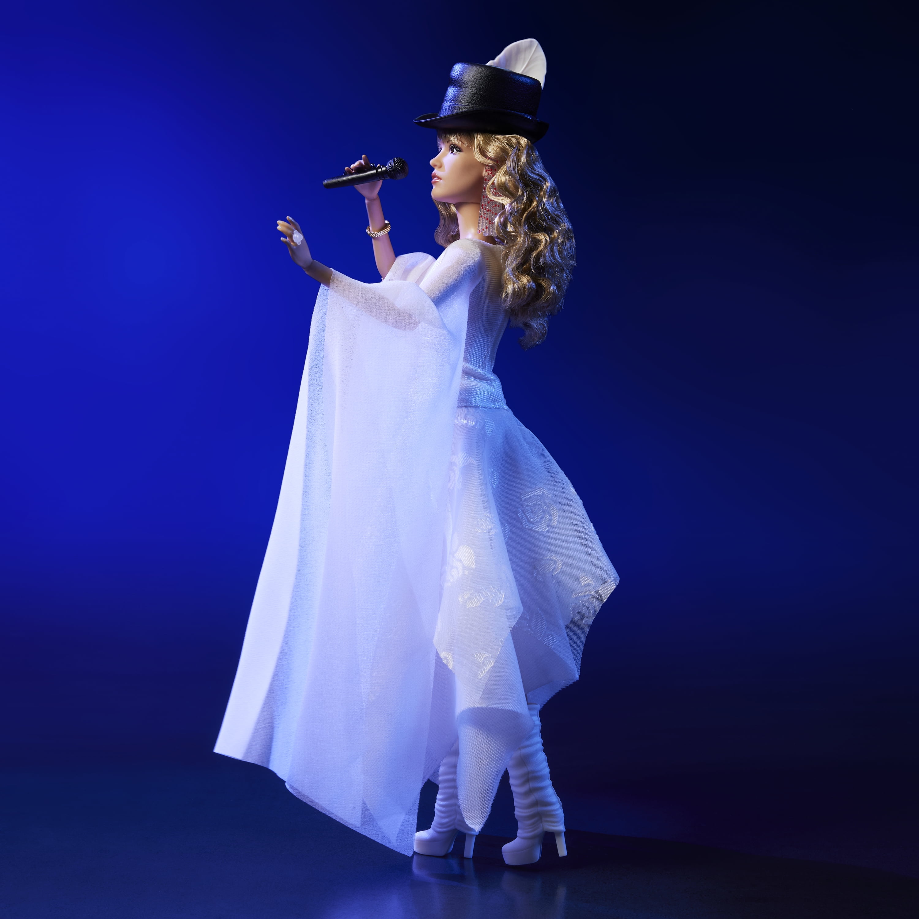 Barbie Signature Stevie Nicks Bella Donna Collector Doll with Flowing White Dress & Accessories