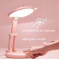 thumbnail image 5 of Lámpara LED, Lámpara de escritorio para niños, Lámpara de noche para niña rosa con orejas de gato, Lámparas de mesa Lámpara de escritorio para niños con brillo ajustable, Luz regulable para lectura 1 JAMW Sencillez, 5 of 5
