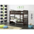 thumbnail image 1 of Topline Home Furnishings Lit superposé simple sur simple avec finition espresso, 1 of 1