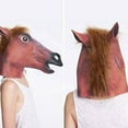 thumbnail image 6 of Tejiojio Horse Mask Prop Style Toys Party Halloween, 6 of 7