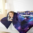 thumbnail image 4 of Manfei Gamepad Game Lovers Full Size Comforter Sets,Rustic Flower Sunflower Bedding Comforter Set,Purple Galaxy Bedding Sets For Boys Kids,Ultra Soft Home Decor Reversible,3 Pieces, 4 of 8