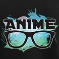 thumbnail image 3 of CafePress - Anime Nerd Pajamas - Women's Short Sleeve Print T-Shirt and Pants Dark Cotton Pajama Set, 3 of 7