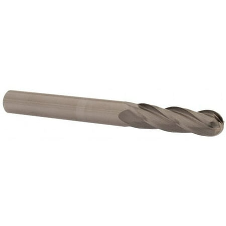 

Hertel 5/16 Diam 1-1/8 LOC 4 Flute Solid Carbide Ball End Mill Uncoated Single End 3 OAL 5/16 Shank Diam