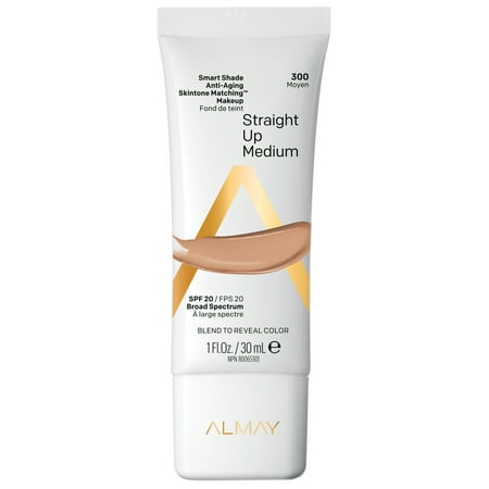 Almay Smart Shade Anti-Aging Makeup, Straight Up Medium