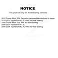 thumbnail image 2 of CMX Front Rear Disc Brake Caliper Assembly Left Right Side (Driver Passenger) Kit for Car Toyota RAV4 KBC-100547, 2 of 10