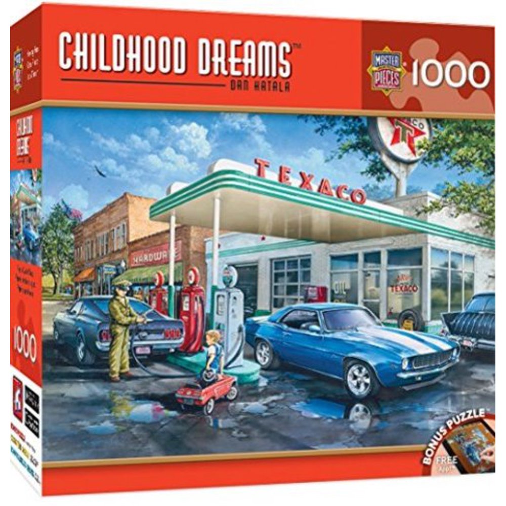 MasterPieces Childhood Dreams Pop's Quick Stop Getting Gas 1000 Piece