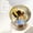 Yellow, variant on Hotpom Artistics Resin Door Knob, Nature Themed Cabinet Pull for Cabinets, Doors and Bedroom, Vintage Round Decorative Resin Handles Bathroom Accessories