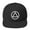 Black, variant on AA NA lg Circle Triangle White Logo Clean Sober 12-step Recovery Support Gift Modern Snapback Hat (Red)