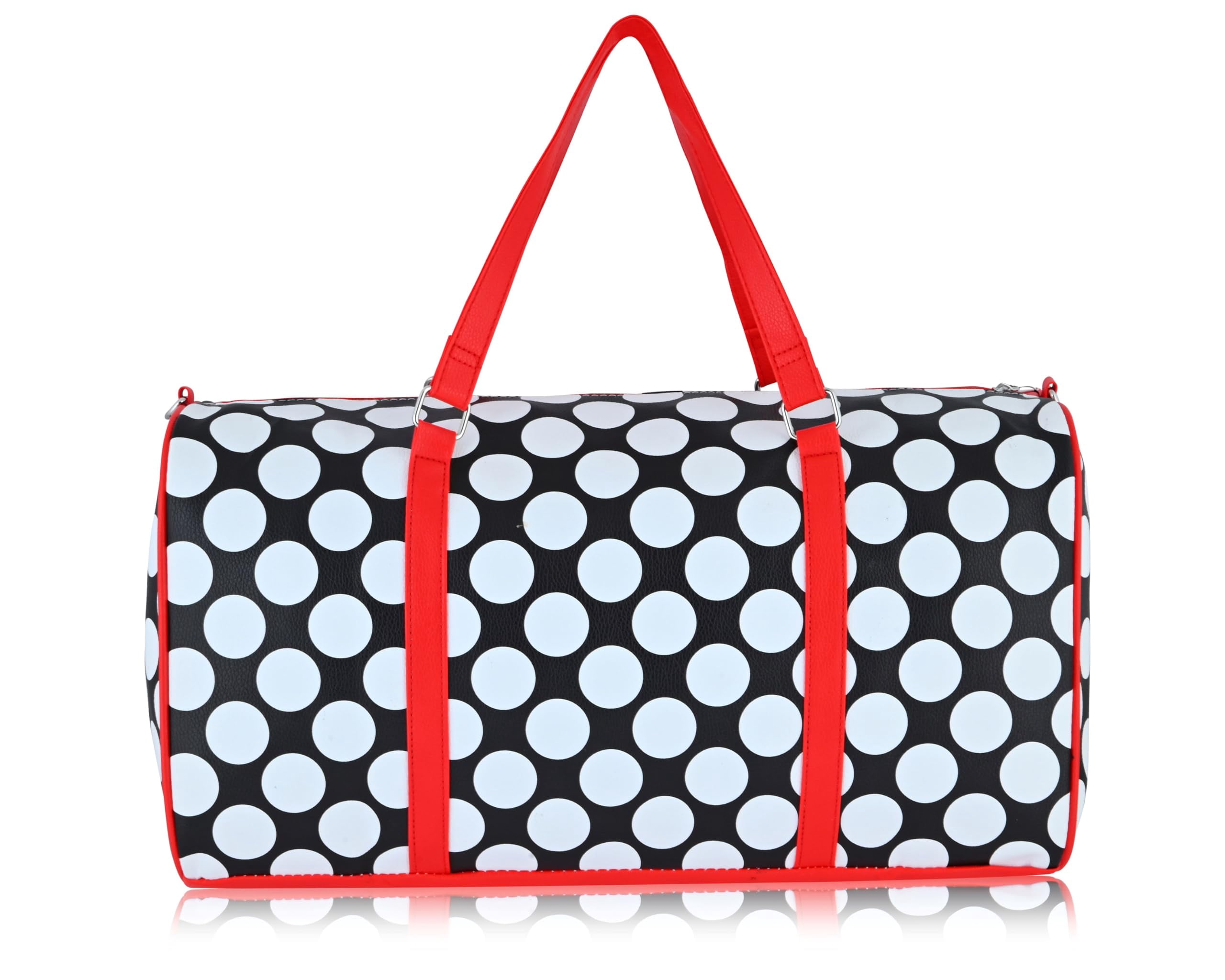 Minnie Mouse Duffle Bag  Disney Minnie Mouse 16" PU Leather Travel Bag, Overnight Bag, Weekender Bag  Disney Gifts for Women, Girls, Men  Ages 3+