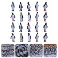 thumbnail image 2 of ColoMX 32pcs creative pingüin figurine decoración modelo de pingüino artesanías de animales duraderas, 2 of 7