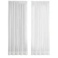 thumbnail image 2 of 6X Cortinas Transparentes Blancas de Ventana 84 Pulgadas de 2 Paneles Cortinas Blancas Transparentes Cortinas Transparentes Panel Básico de Bolsillo de Varilla, 2 of 5