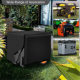 thumbnail image 2 of Outdoor Generator Cover 32x24x24 Inches,Dustproof and Waterproof Protection for Most Generators,1 * Outdoor Generator Cover,Black, 2 of 8