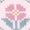 Rust Red, variant on INSPIRE CHIC Women's Floral Printed Cotton Blended Scarves, Small Square Flowers Gauze Headscarf Neckerchief 21.7x21.7" Purple