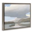 thumbnail image 4 of Stupell Industries Mountain Reflections Abstraction Landscape & Nature Painting Brown Floater Framed Canvas Art Print Wall Art, 21 x 17, 4 of 10