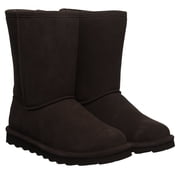 BEARPAW Womens Elle Short Chocolate Size 7 | Classic Suede Pull On Fashion Boot | Cozy Winter Boots for Women