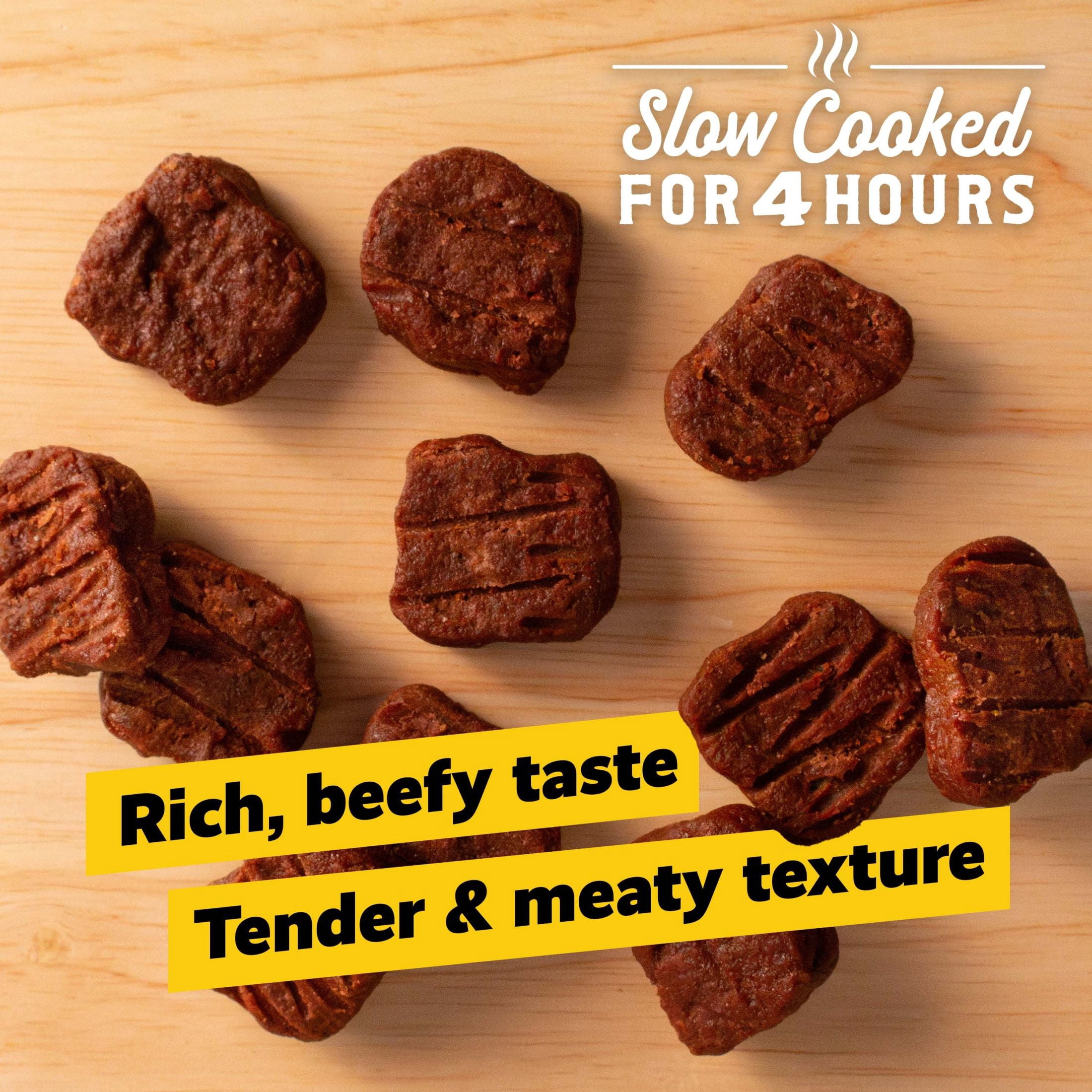 Pup Peroni Tender Cuts, Beef Recipe Dog Treats Slow Cooked for 4 Hours, 20 oz Canister
