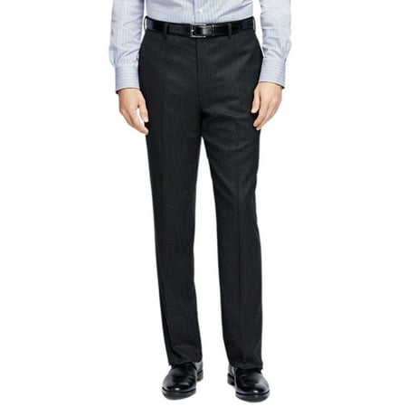 New Brooks Brothers Mens Madison Fit Dark Gray Wool Blend Dress Pants 34W 34L 5469-4