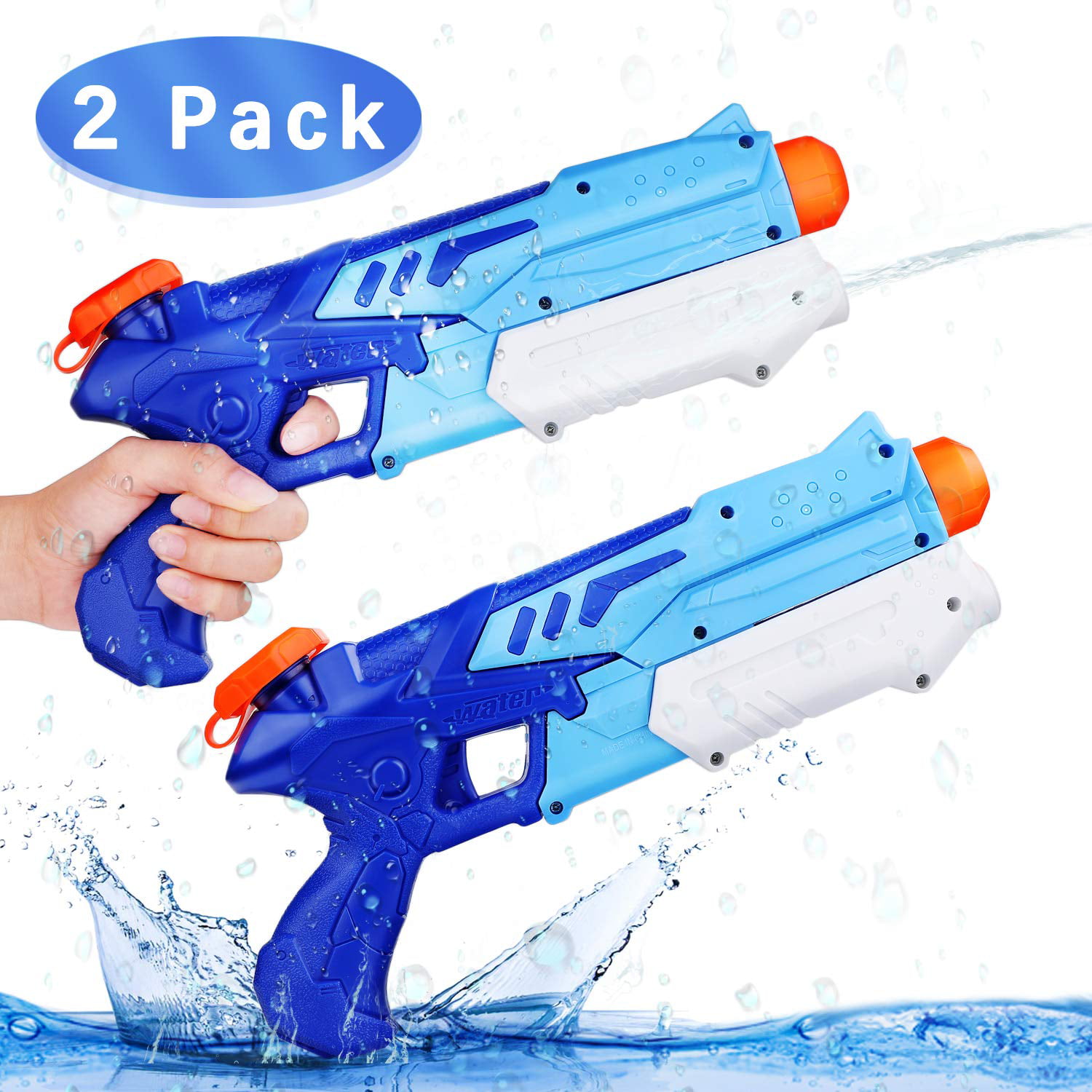 Ucradle Water pistol, 2-Pack set Water 