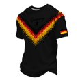 thumbnail image 1 of Women's Germany Football Graphic T-Shirt, Men's Soccer Graphic Print T-Shirt Casual Sportswear Top Athletic for Soccer Tournament 2026 Black Size: M, 1 of 4