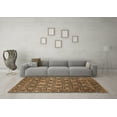 thumbnail image 3 of Ahgly Company Indoor Rectangle Oriental Brown Industrial Area Rugs, 7' x 9', 3 of 4