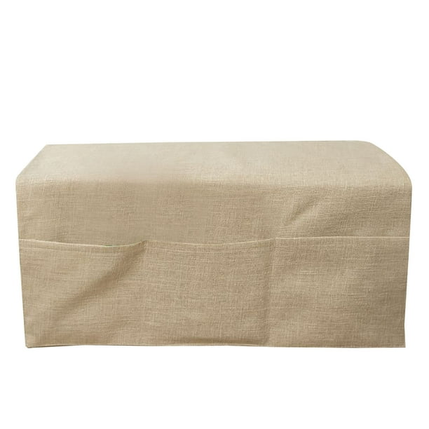 Summer Sofa Armrest Cover Fabric Widened Imitation Linen Cover Cover Cover Cushion Summer Drape