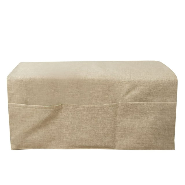 Matoen Summer Sofa Armrest Cover Fabric Widened Imitation Linen Cover Cover Cover Cushion Summer Universal Drape