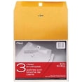 thumbnail image 1 of Uchida Enveloppes à Fermoir, 10 Po x 13 Po, Manille, Lot de 3, 1 of 2