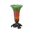 thumbnail image 2 of Meyda Tiffany Lavender Pond Lily Accent Lamp, 2 of 5