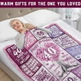 thumbnail image 4 of LHSHID 80th Birthday Gifts for Women 80 Years Old Birthday Gifts Unique 80th Birthday Decorations Gift Best 80th Birthday Gift Ideas for Mom Wife Sister Friend Happy Birthday 40x50in, 4 of 6