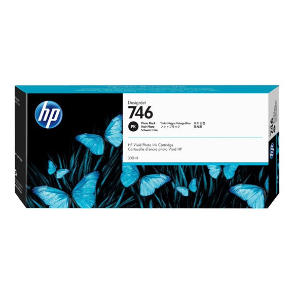 HP 746 - 300 ml - photo black - original - DesignJet - ink cartridge - for DesignJet Z6, Z6dr, Z9+, Z9+dr