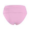 thumbnail image 6 of MNCEKFOD Womens Swim Bottoms Summer Beach High Waist Pleated Swim Trunks Double Layered Triangle Swimsuit Bathing Suit Bottoms Pink XXL, 6 of 6