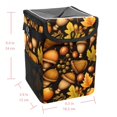 thumbnail image 5 of Thanksgiving Oak Mini Trash Can for Car - Foldable, with Lid, Leak-Proof, Hanging Storage Bag, 5 of 6