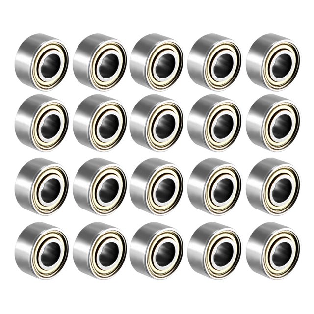 Unique Bargains Roulement à Billes à Gorge Profonde 685ZZ à Double Écran, 5 x 11 x 5 mm Roulements en Acier au Carbone, 20 Pcs