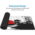 thumbnail image 4 of Black and Red Japanese Landscapes Gaming Mouse Pad Large XL Desk Mat Long Extended Pads Big Mousepad for Home Office Decor Accessories 31.5 X 11.8 Inch, 4 of 7