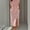 Pink, variant on ZOELNIC Women's Formal Wedding Guest Dress Elegant Sleeveless Pleated Bodycon Midi Dress with Side Slit & Button Detail, S
