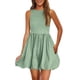 thumbnail image 1 of Vestido de verano PRETTYGARDEN 2025 casual sin mangas sin mangas verde, 1 of 9