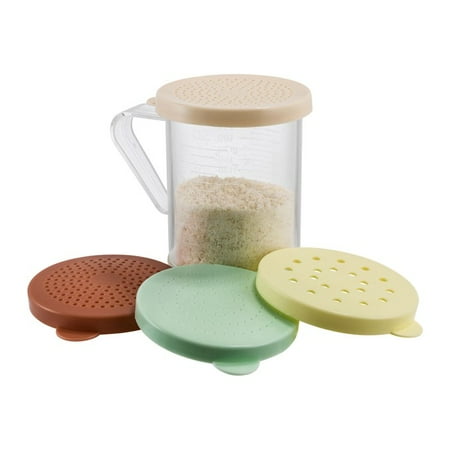 

10oz Dredge w/4 Snap on Lids PC 24 packs