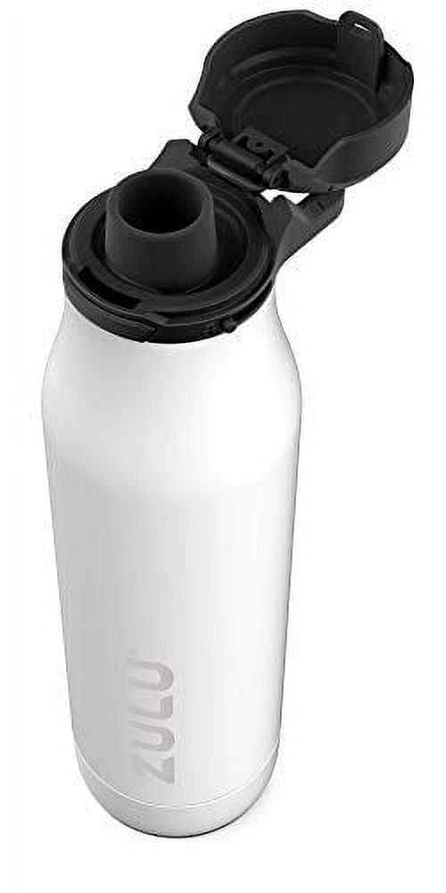 ZULU Ace Vacuum Insulated Stainless Steel Water Bottle with Removable Base  24 Oz