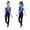 Royal Blue, variant on Girls Full Body Gymnastics Leotard Metallic Dance Unitard Long Sleeve One Piece Shiny Bodysuit Green 6