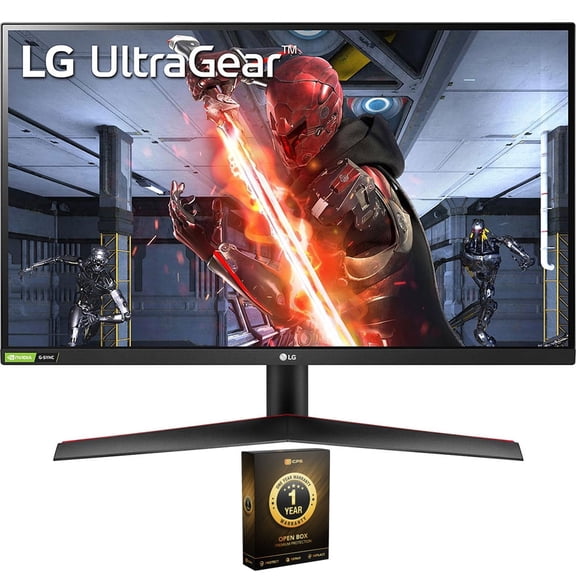 Open Box LG 27GN800-B 27" UltraGear QHD IPS 144Hz 16:9 G-SYNC HDR Monitor with 1 Year CPS Premium Warranty Pack