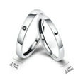 thumbnail image 5 of YUEHAO Accessories Rings You Are My Sun Moon Ring Set 925 Sterling Silver Plated Couples Promise Rings C, 5 of 9