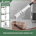 thumbnail image 2 of Eyliden Reusable Wet Dry Twist Mop—Microfiber Floor Mop, Hands Free, Model: JX-01, 2 of 7