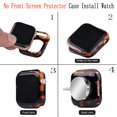 thumbnail image 2 of Correa Omter Con Estuche Compatible Con Apple Watch 49 Mm, 45 Mm, 44 Mm, 42 Mm, 41 Mm, 40 Mm, 38 Mm, Correa De Resina De Moda Para Hombres Y Mujeres, Parachoques Para Iwatch Ultra 2/1 Series 9/8/7/Se/, 2 of 5