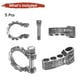 thumbnail image 4 of Uxcell Broche de Pulsera de Paracord [5PCS] - Grillete de Metal Ajustable para Pulseras Cinturón [Plata-Cabeza redonda], 4 of 6